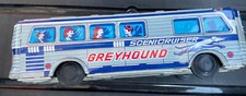 Kyowa Toy Japan 950 GM Bus IN Sheet Metal Greyhound Scenicruiser Old Rare