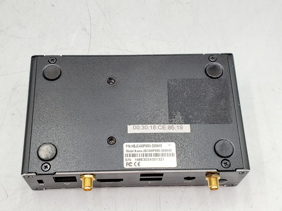 JetWay HBJC400P93W-2930HM Embedded Fanless/Intel Celeron/2GBDDR3L/WiFi/Pico-ITX - Image 3 of 4