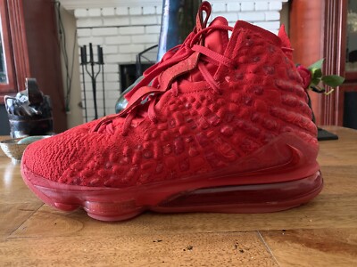 Men Size 13 Nike LeBron 17 Red Carpet