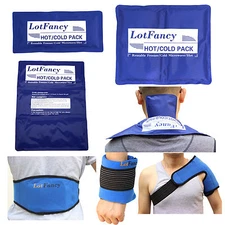 Gel Ice Pack Cold Therapy Wrap for Knee Arm Elbow Shoulder Back Aches Swelling