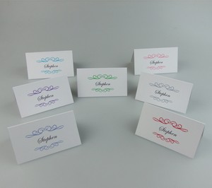 Personalised Printed Wedding Place Cards Table Name Cards Table Decoration Ebay