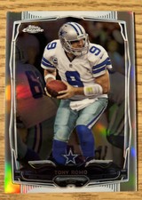 2014 Topps Chrome TONY ROMO Holo Silver Refractor #77 DALLAS COWBOYS