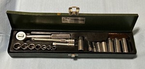 VTG S-K Tools 3/8" Dr  DeepWell & Shallow Socket Set SAE USA