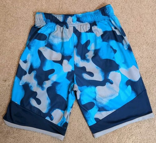 Russell Dry Power 360 Boy Shorts sz XL 14-16 Blue Camo knit Pockets Elastic MINT - Picture 6 of 10