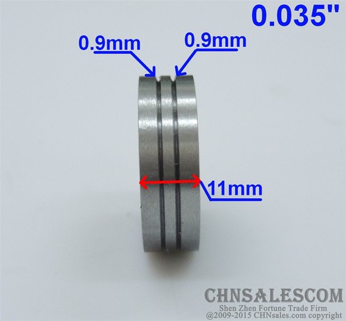 Wire Feed Double Drive Roller 0.6 0.8 0.9 1.0 1.2mm OD:36mm ID:15mm W:11mm - Picture 7 of 20