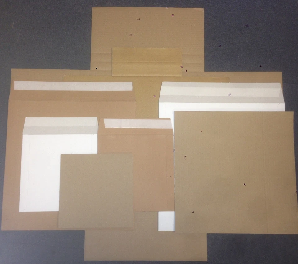 SOUNDS WHOLESALE STÄRKSTE ALLBOARD VINYL LP SCHALLPLATTEN VERSANDTASCHEN + - VERSTEIFUNGEN 7"+ 12" + KREUZFORM