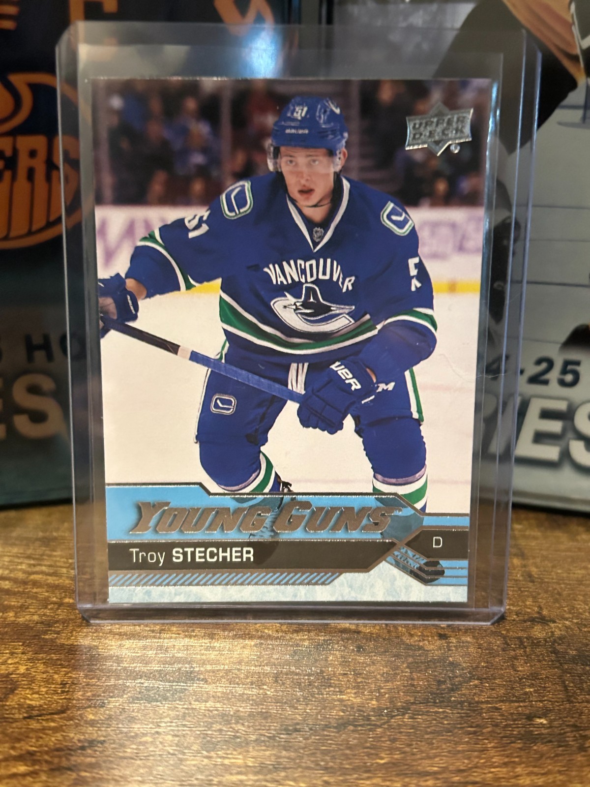 2016-17 UPPER DECK SERIES 2 TROY STECHER YOUNG GUNS #475