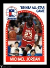 1989-90 Hoops All-Star Panels Perforated #21 Bulls HOF Michael Jordan Card NM