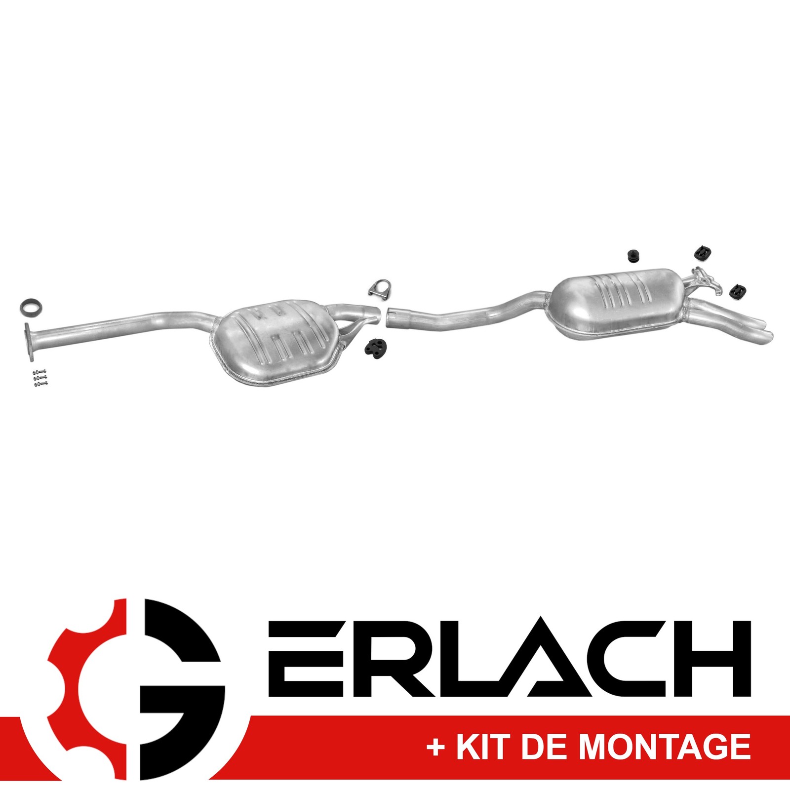 Silencieux echappement Mercedes W124 T124 169 en acier