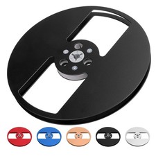 1/4 Inch 7 Inch Empty Tape Reel Universal Aluminum Alloy Open Reel Takeup Reel
