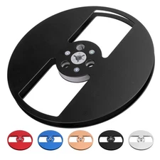 1/4 Inch 7 Inch Empty Tape Reel Universal Aluminum Alloy Open Reel Takeup Reel