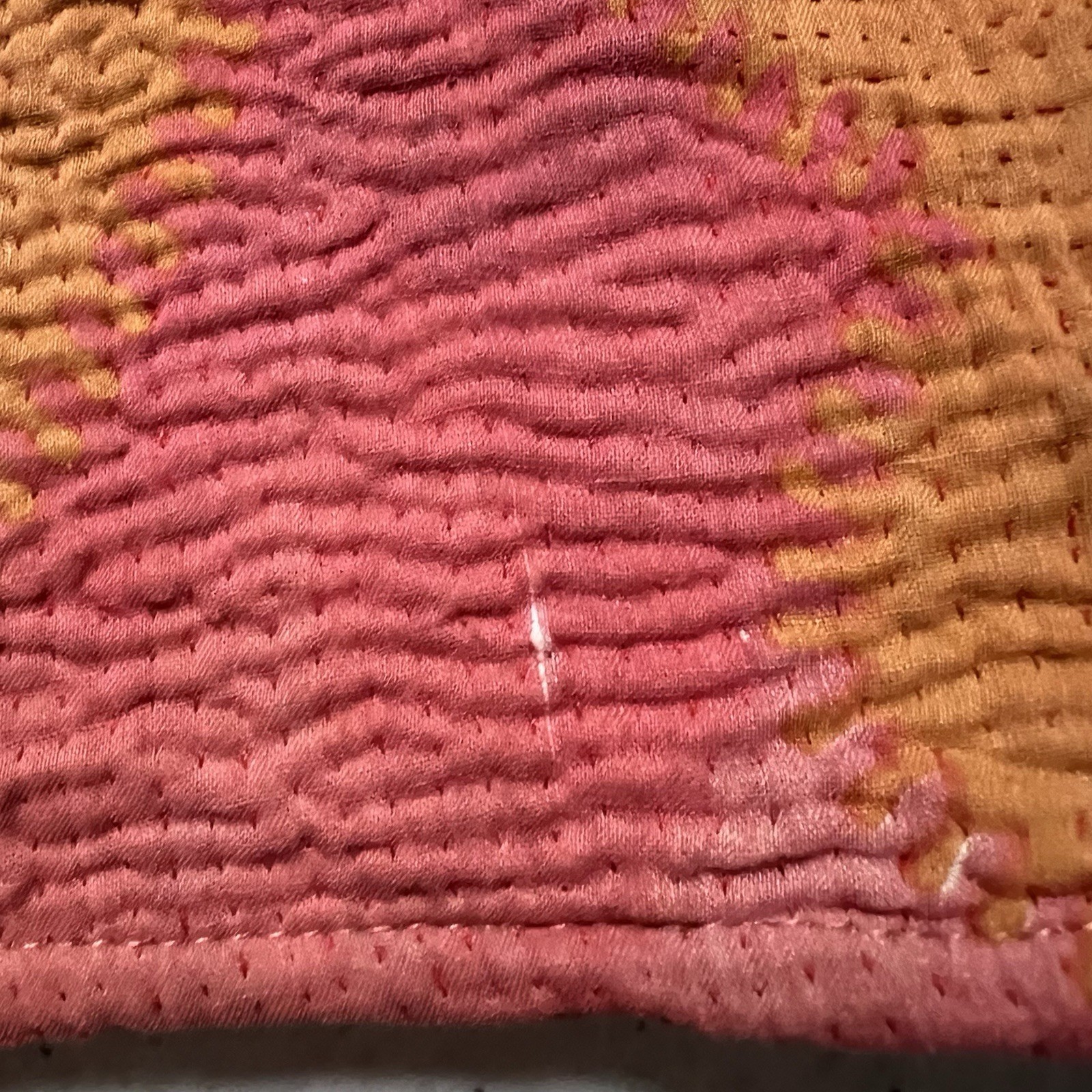 Kantha Bae Patchwork Hooded Jacket OS Cantaloupe … - image 2