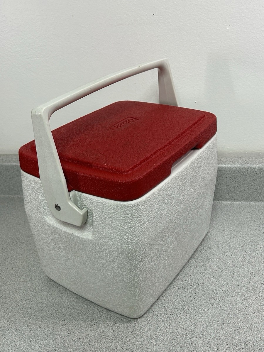 Vintage Coleman Model 5272 Personal Cooler/Lunch Box with Handle