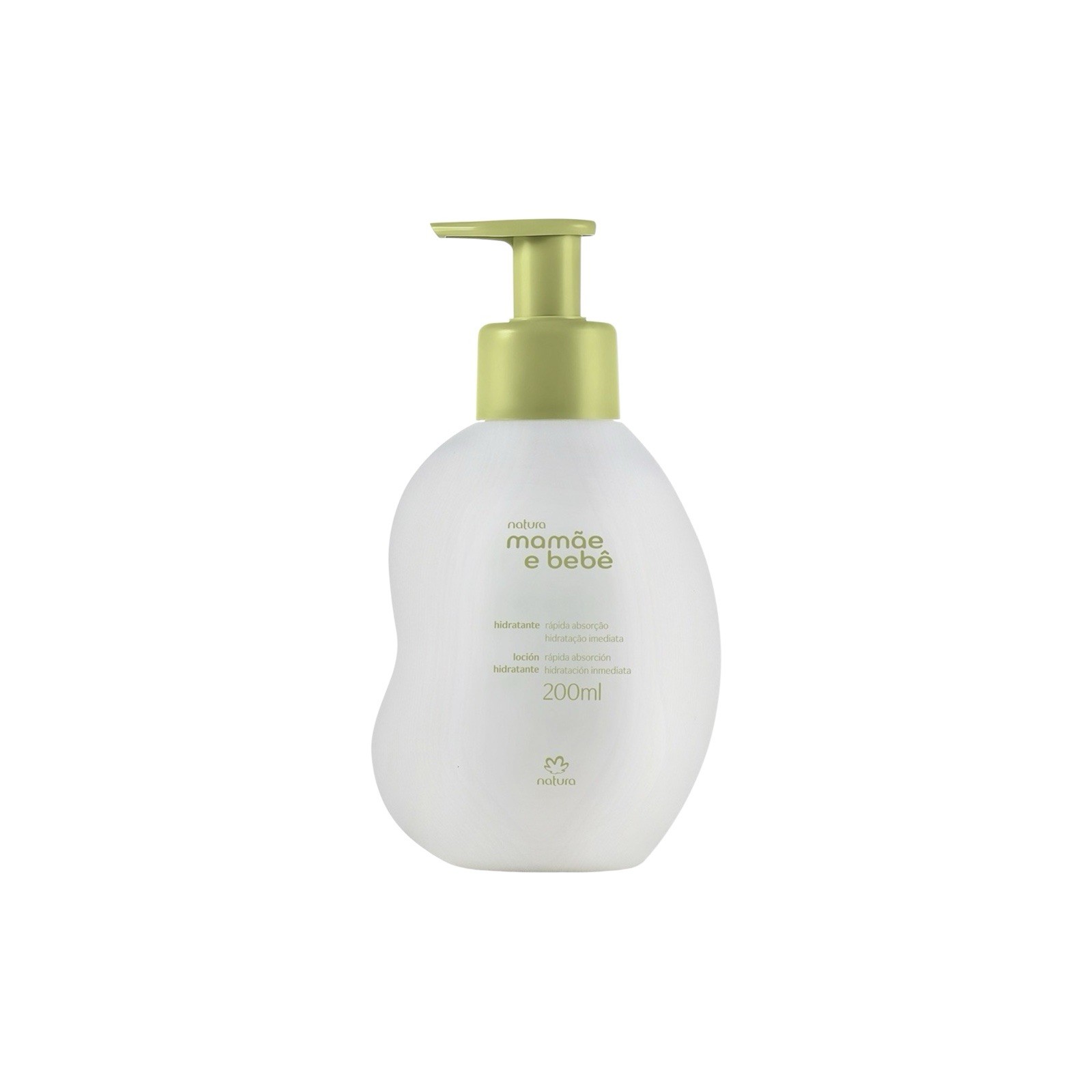 Natura Mamãe e Bebê Baby Moisturizer 200ml Fast Absorbing Vegan Safe Formula