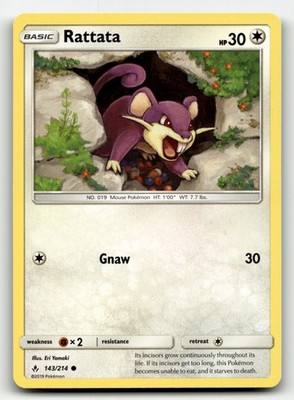 Rattata Unbroken Bonds 143/214