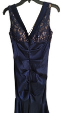 Evening gown navy blue dress size 6