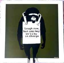BANKSY Art Cover DJ DM Laugh Now 2008 Electronic Hip