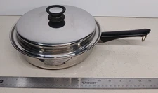 AMWAY QUEEN MULTI PLY 18/8 STAINLESS STEEL POT SAUCE PAN W/LID USA FREE SHIP