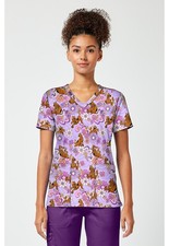 Scooby Doo Cherokee Scrubs Tooniforms V Neck Top TF796 SDYG