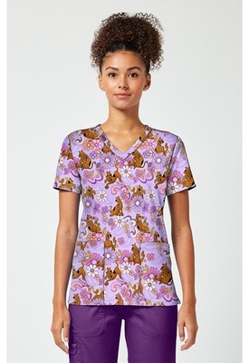 Scooby Doo Cherokee Scrubs Tooniforms V Neck Top TF796 SDYG