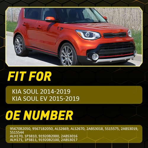 4x Capteur Vitesse Roue ABS Avant Arrière pour Kia Soul 2014-19 Soul EV 2015-19 LH RH - Photo 5 sur 18