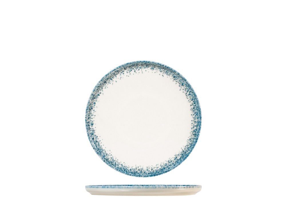 6 Plates Jupiter Flat Edge 20 Porcelain