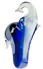 Beautiful Handmade Blue Murano Italian Glass Elephant Figurine - Collectible Art — photo 1
