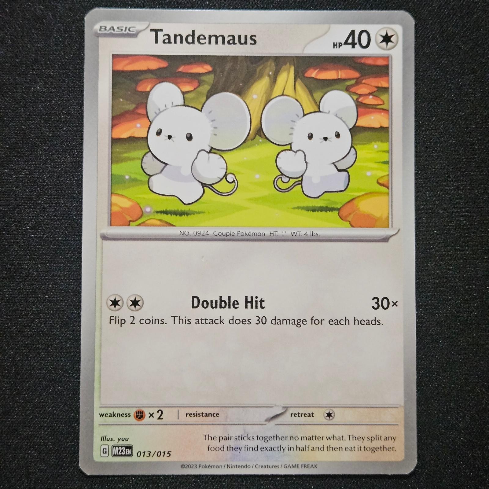 Pokemon TANDEMAUS 013/015 MCDONALD'S COLLECTION 2023