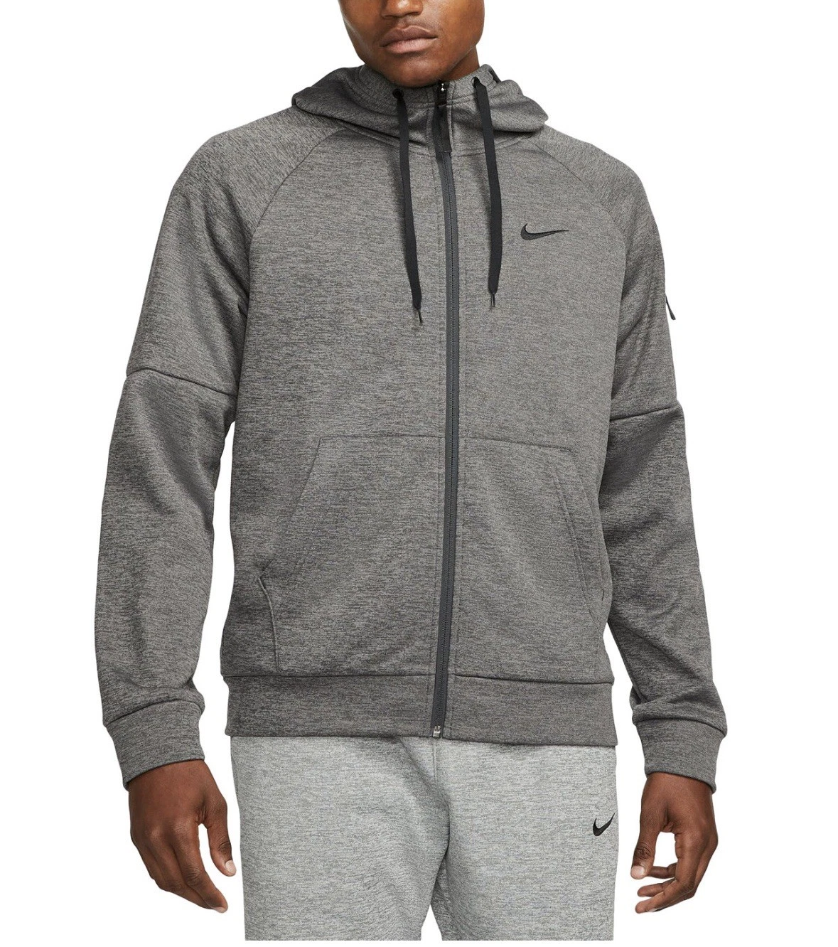 NWT Nike Men's Therma-FIT Full-Zip Logo Hoodie Size L-Tall Charcoal Heather
Opens in a new window or