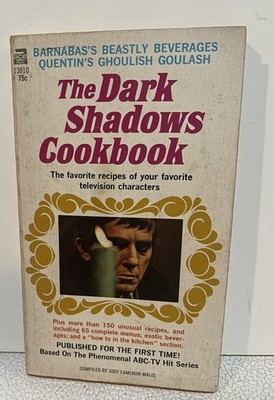 The DARK SHADOWS Cookbook Barnabas Collins TV Recipes 1970 Paperback Book
