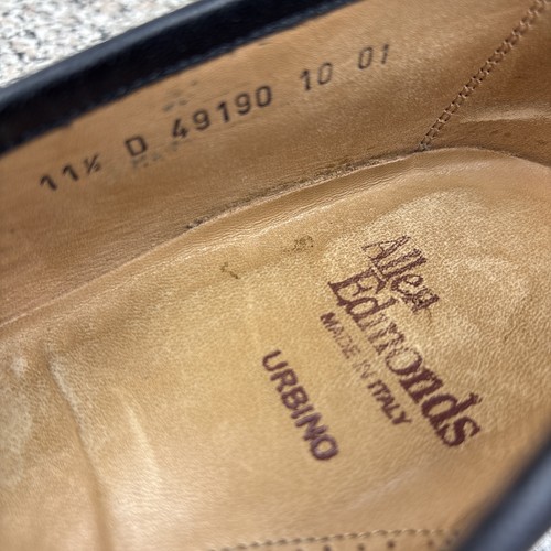 Allen Edmonds Urbino schwarz Quaste Halbschuh hergestellt in Italien elegant/freizeit Herren 11,5 sehr guter Zustand - Bild 24 von 24