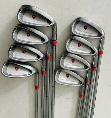 RARE Limited ITALY Tonino Lamborghini Golf Iron Set 4-9 PW SW RH