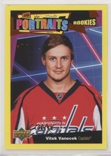 2020-21 Upper Deck UD Portraits Rookies Gold /99 Vitek Vanecek #P-58 0zu