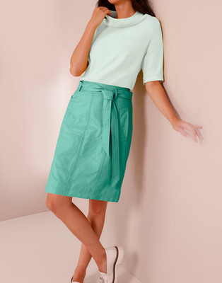 597795^ Creation L Premium Damen Bluse kurzarm mint NEU Gr. 38 40 42 44