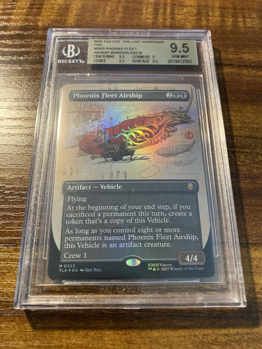 MTG✨PHOENIX FLEET AIRSHIP Borderless FOIL✨TLA Avatar: Field