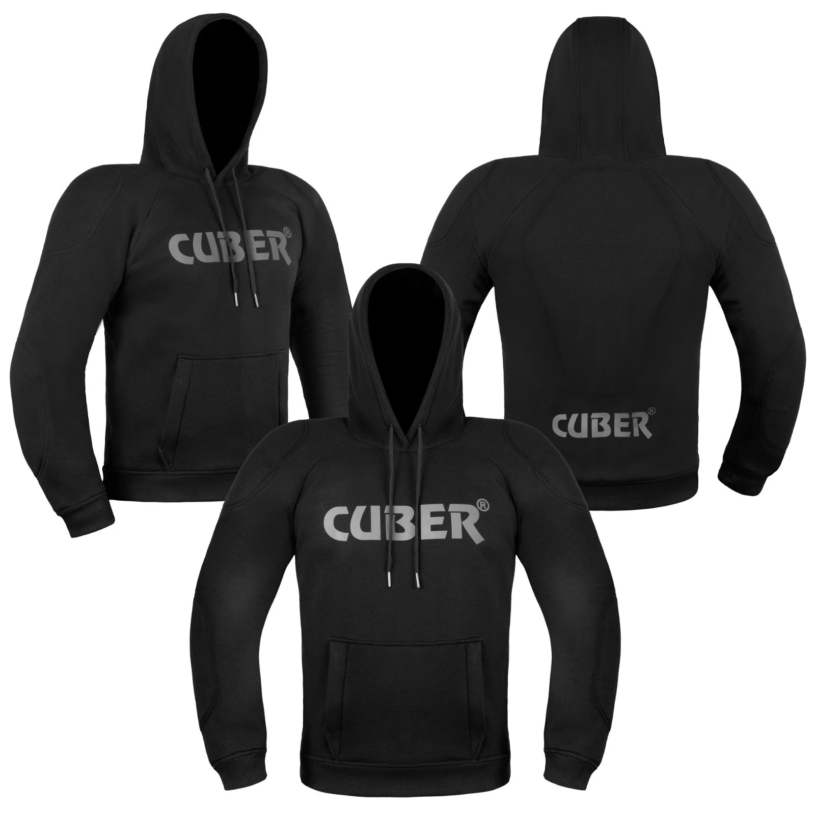 CUBER ARMORED MOTORCYCLE HOODIE SWEATSHIRT FOR MEN & WOMEN POWERSPORT - product detail image 11