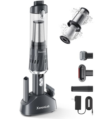 Handheld Vacuum Cordless 25000Pa Car Vacuum 3-in-1 Handheld Vacuum, Includes ...