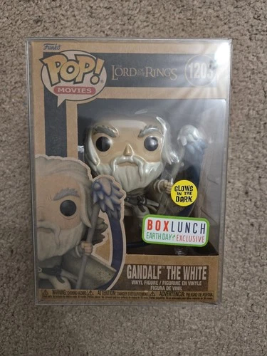 Funko Pop Lord of The Rings Gandalf the White #1203 Box Lunch EXCLUSIVE GITD