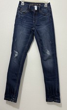 Justice Girls Jeans Size 12 Slim Blue Jeans Skinny Jeans