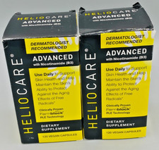 HelioCare Advanced Nicotinamide B3 Dietary Supplement 120 Vegan Capsules 2 Pack