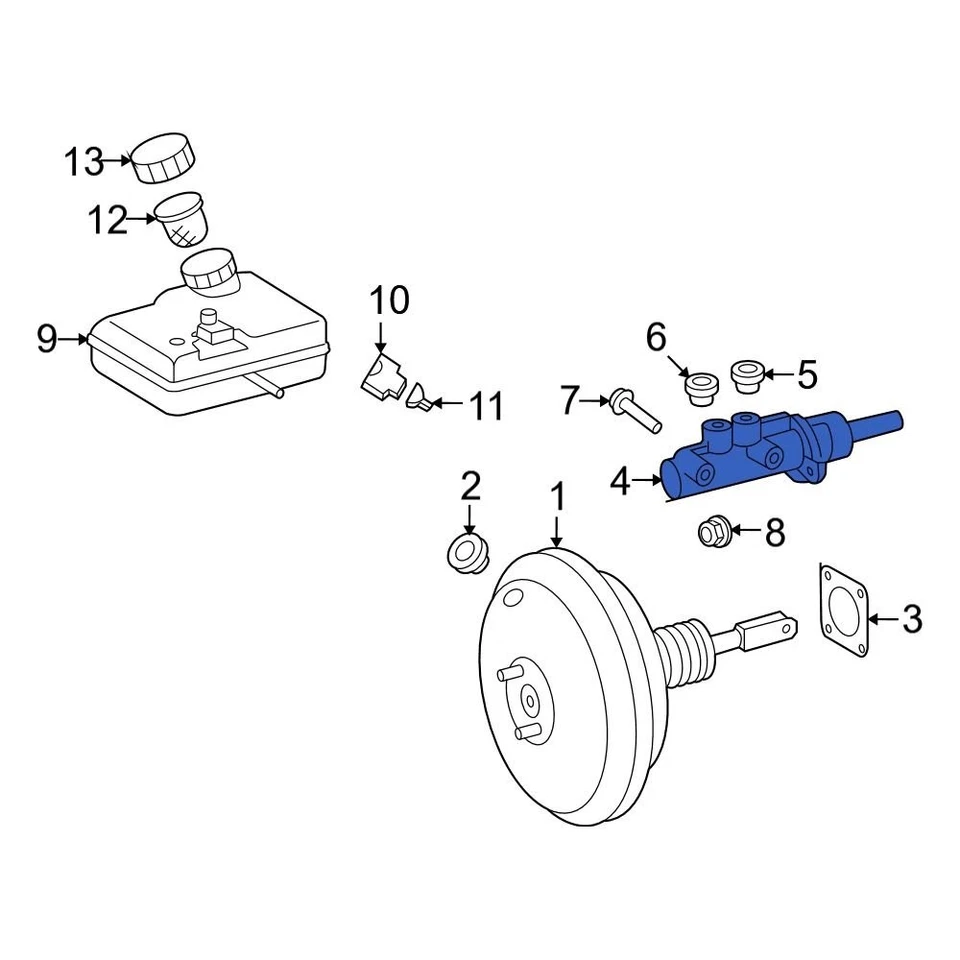 For Dodge Sprinter 3500 2007-2009 Dodge Brake Master Cylinder Foto 2 de 2