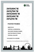 Jigsaw Poster Frames Solid Mdf Frame 50x60 50x70 50x100 50x80 51x71 All Colors
