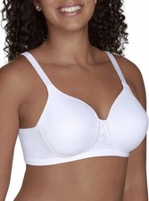 Vanity Fair 71380 Full Figure Beauty Back Smoothing Bra 40D PEARL VIOLET NWT