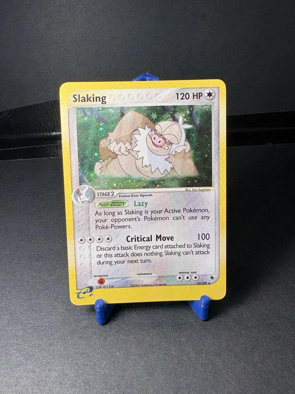 Slaking 12/109 Ruby and Sapphire Holo