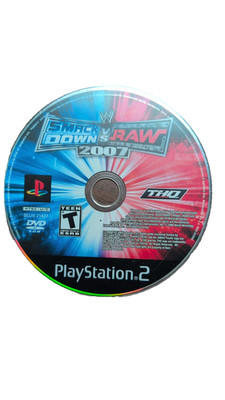WWE SmackDown vs Raw 2007 - PS2 - Disc Only - Wrestling THQ