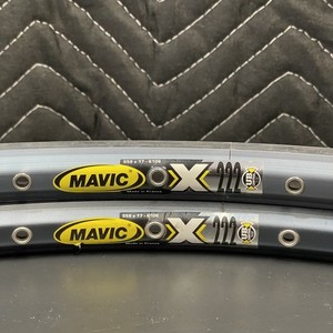 Blue Mavic X22 MTB 26" Rims - Rim Brake - 32H - 559 x 17 - Used