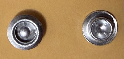 Data Plate/Tag Rivets Firewall/Cowl Factory Correct Ford Etc -Many Mfgs (1-pair)