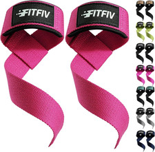 Lifting Straps for Weightlifting, Lifting Wrist Straps for Gym Strength Train...