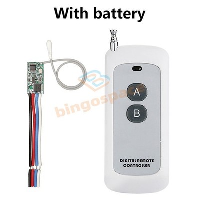 433mhz DC 3.6V-24V 1CH Relay Wireless RF Remote Control Switch Receiver Module