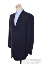 GIORGIO ARMANI Black Label Blue Wool Sport Coat Blazer Jacket - 46R